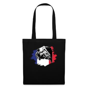 France Climber – Escalade de bloc en détresse - Sac en tissu - noir - Devant