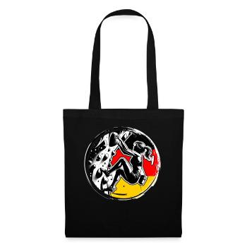 Allemagne Climber - Grimpeur de bloc femme - Sac en tissu - noir - Devant
