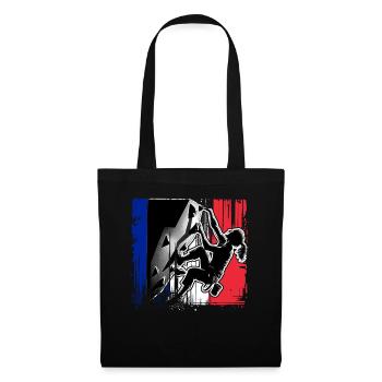 France Climber - Grimpeur de bloc femme - Sac en tissu - noir - Devant