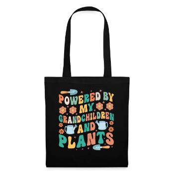 Powered by Grandchildren And Plants Design - Tote Bag - black - Front