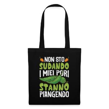 I Don't Sweat My Pores Cry - Chili Cook - Tote Bag - black - Front