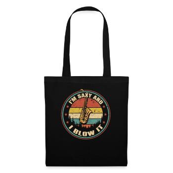 SAXOLOGY - The Science Of Cool - Tote Bag - black - Front
