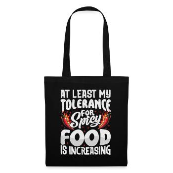 Spicy Chili Chef Foodie Culinary Expert Apparel - Tote Bag - black - Front