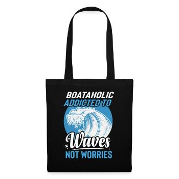 Vêtements de capitaine pour les propriétaires de bateaux et - Sac en tissu - noir - Devant