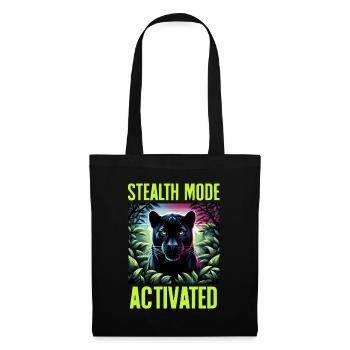 Stealth Mode Activated Panther Jungle Animal Lover - Tote Bag - black - Front