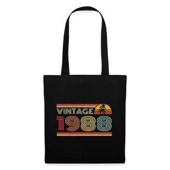 1988 Limited Edition Birthday Outfit 1988 vintag - Tote Bag - black - Front