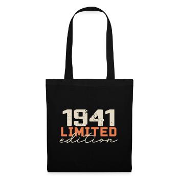 Born in 1941 | Vintage 1941 Retro Anniversary - Tote Bag - black - Front