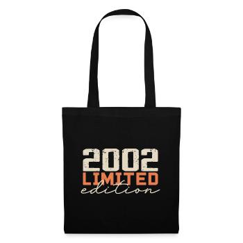 Né en 2002 | Vintage 2002 Anniversaire Rétro - Sac en tissu - noir - Devant