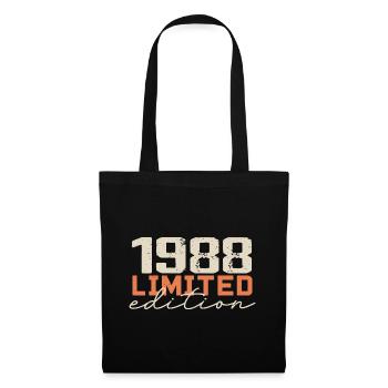 Né en 1988 | Vintage 1988 Anniversaire Rétro - Sac en tissu - noir - Devant