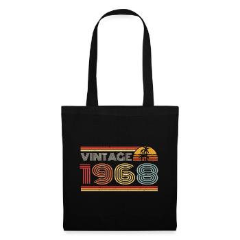 1968 Limited Edition Geburtstag Outfit 1968 vintag - Stoffbeutel - Schwarz - Vorne