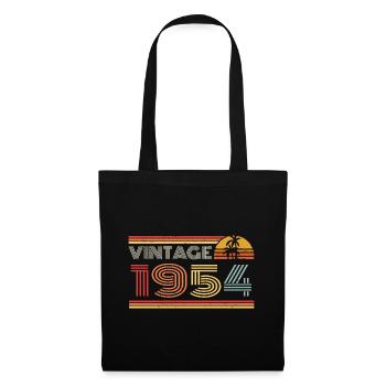 1954 Limited Edition Geburtstag Outfit 1954 vintag - Stoffbeutel - Schwarz - Vorne