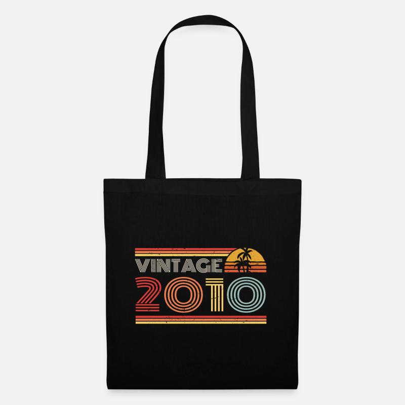 2010 Limited Edition Geburtstag Outfit 2010 vintag - Stoffbeutel - Schwarz