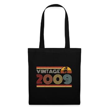 2009 Limited Edition Geburtstag Outfit 2009 vintag - Stoffbeutel - Schwarz - Vorne