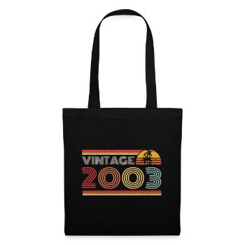 2003 Limited Edition Birthday Outfit 2003 vintag - Tote Bag - black - Front