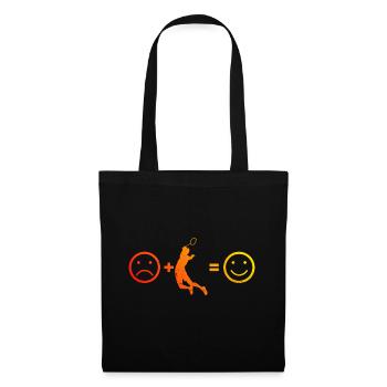 Badminton Player Badminton Men's Badminton Badminton - Tote Bag - black - Front