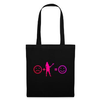 guitare guitare classique guitariste guitare - Sac en tissu - noir - Devant