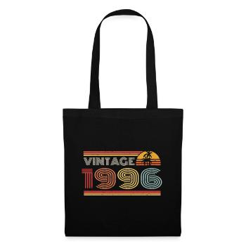 1996 Limited Edition Geburtstag Outfit 1996 vintag - Stoffbeutel - Schwarz - Vorne