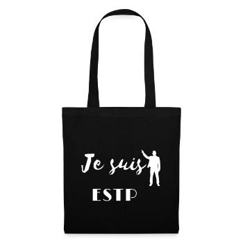Personnalité ESTP - Sac en tissu - noir - Devant