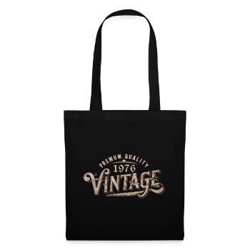 1976 Vintage 1976 Retro 1976 Birthday Gift - Tote Bag - black - Front