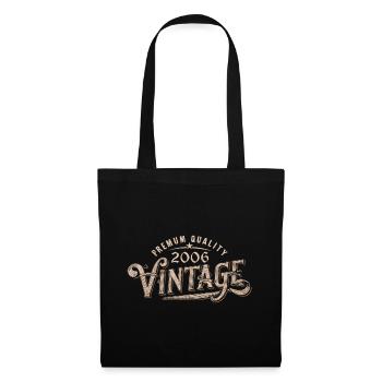 2006 Vintage 2006 Retro 2006 Birthday Gift - Tote Bag - black - Front