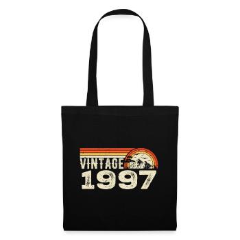 Vintage 1997 Cadeau Anniversaire 1997 Rétro 1997 - Sac en tissu - noir - Devant