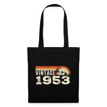 Vintage 1953 Retro 1953 Geburtstagsgeschenk - Stoffbeutel - Schwarz - Vorne