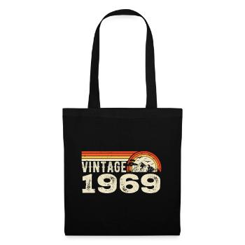 Vintage 1969 Cadeau Anniversaire 1969 Rétro 1969 - Sac en tissu - noir - Devant