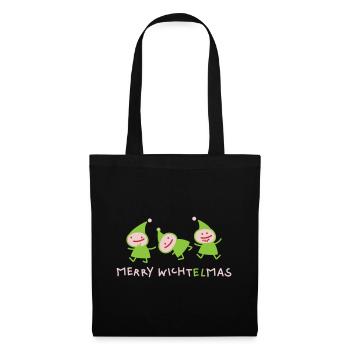 Elves Christmas (b) - Tote Bag - black - Front