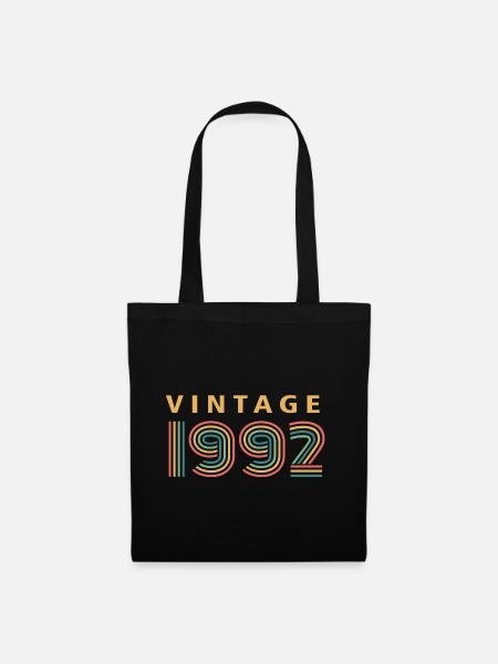 vintage 1992 - Tote Bag - black