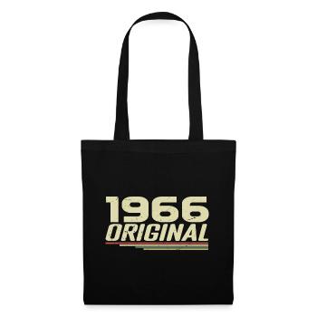 Born in 1966 Vintage 1966 Retro Birthday 1966 - Tote Bag - black - Front