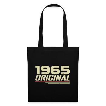 Né en 1965 Vintage 1965 Anniversaire Rétro 1965 - Sac en tissu - noir - Devant