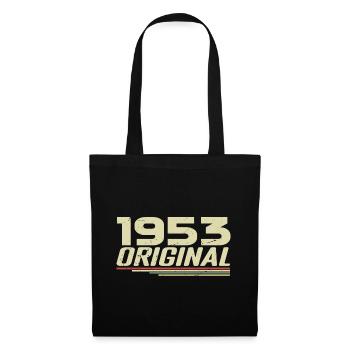Né en 1953 Vintage 1953 Anniversaire Rétro 1953 - Sac en tissu - noir - Devant