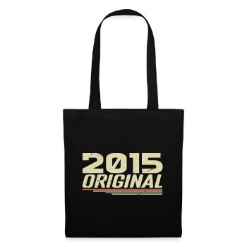 Born in 2015 Vintage 2015 Retro Anniversary 2015 - Tote Bag - black - Front