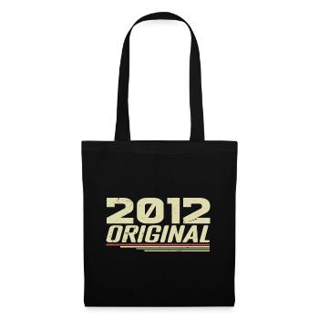 Born in 2012 Vintage 2012 Retro Anniversary 2012 - Tote Bag - black - Front