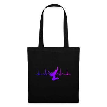 Guitare électrique pour hommes guitare classique - Sac en tissu - noir - Devant