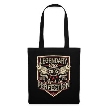 Légendaire depuis l’anniversaire vintage 2005 - Sac en tissu - noir - Devant
