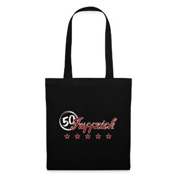 50 Geburtstag - Stoffbeutel - Schwarz - Vorne