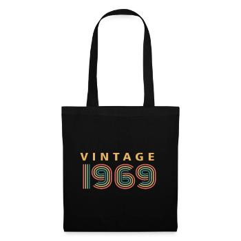 millésime 1969 - Sac en tissu - noir - Devant
