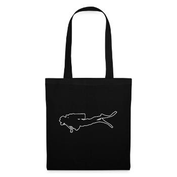 Plongée Femmes Plongée Plongée Libre Plongeur Plongeur Plongeur - Sac en tissu - noir - Devant