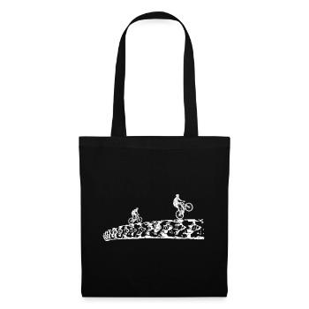 mountain bike - Tote Bag - black - Front