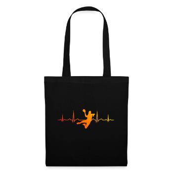 Joueurs de handball masculins Joueurs de handball Jeux de handball - Sac en tissu - noir - Devant