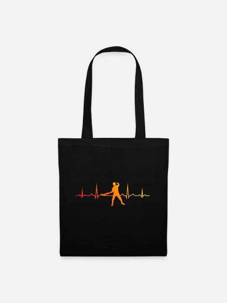 Jai Alai Pelote Basque Hommes Femmes Pelote - Sac en tissu - noir