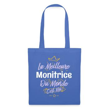 La meilleure monitrice du monde - Sac en tissu - bleu pâle - Devant