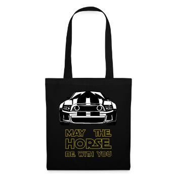 V8; Muscle car, sports car, American car - Tote Bag - black - Front