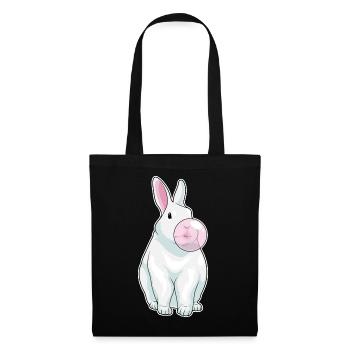 Gomme à mâcher de lapin - Sac en tissu - noir - Devant