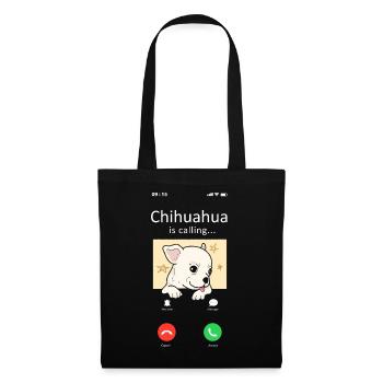 Chihuahua Chihuahueño Phone - Tote Bag - black - Front