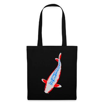 Koi - Nishikigoi - Tote Bag - black - Front