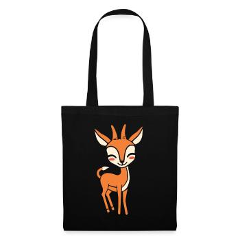 Gazelle - Tote Bag - black - Front