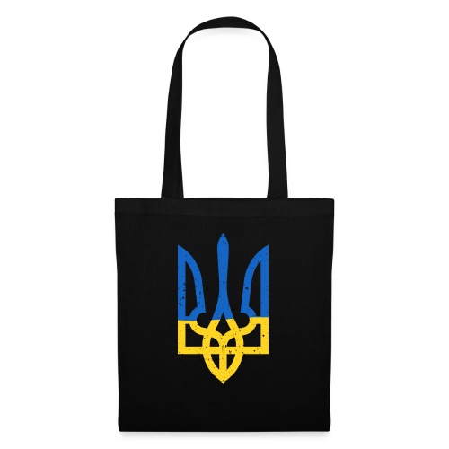 trójząb flagi Ukrainy - Torba materiałowa