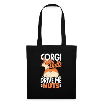 Corgi Butts Drive Me Nuts Corgi Butt Dog Lovers - Tote Bag - black - Front